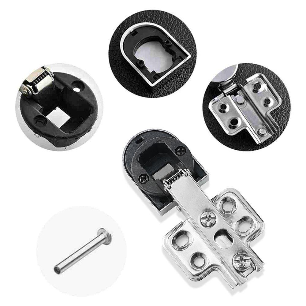 No Hole Hardware Window Accessories Glass Door Hinge Cabinet Hinge Clip Furniture Supplies