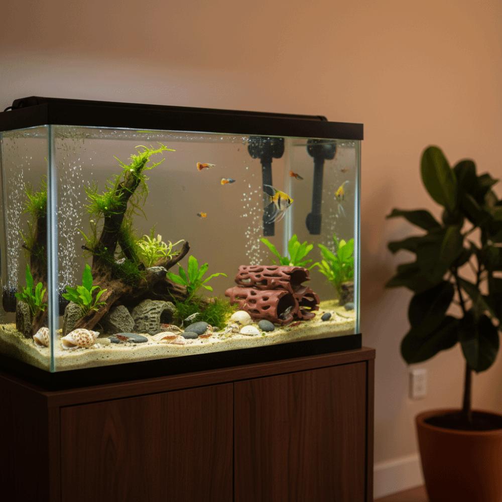 Simulation Shrimp Hiding Cave Tree Trunk Shape Fish Breeding Cave Fish Tank Landscaping