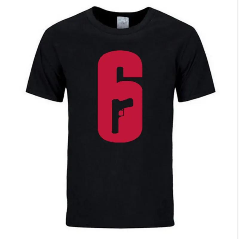 Summer Round Neck T Shirt Tom Clancys Rainbow Six Siege T-shirts Short Sleeve casual tops