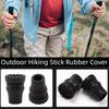 Нескользящие резиновые наконечники для трости 16-22 мм, наконечники для трости, противоскользящие резиновые накладки, для ходьбы, для скалолазания, для пеших прогулок