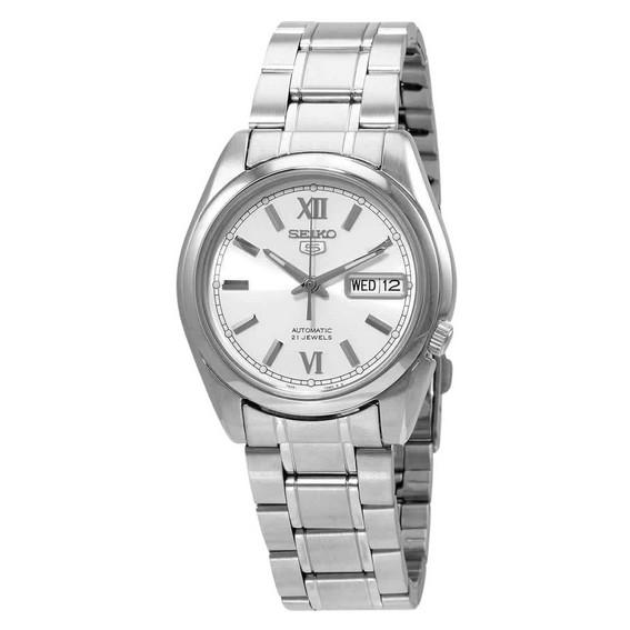 Восстановленные мужские часы Seiko 5 Automatic с серебристым циферблатом SNKL51 SNKL51K1 SNKL51K
