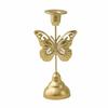 Elegant Tabletop Candle Holder Luxury Leaf Candle Stand Romantic Candlestick Holder  Wedding Props