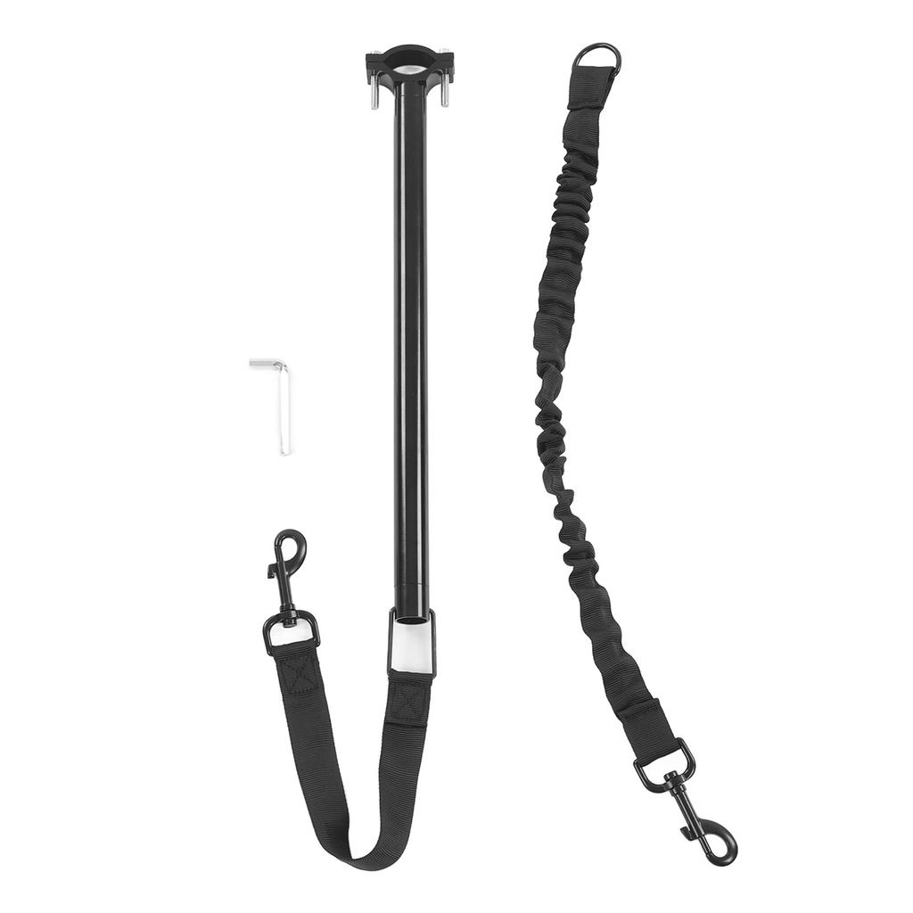 Bike Dog Leash Nylon Metal Retractable Hands Free Pet Leash for Cycling Exercising Training Jogging