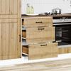 VidaXL Kitchen Cabinet Lucca Artisan Oak Engineered Wood, Sink Cabinet, Kitchen Cabinet with Drawer, Cabinet of 854278