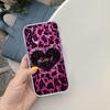 PP51 Pink Leopard Soft Shell Transparent Phone Case for Motorola Moto G7 G8 G9 G84 G85 G73 G24 G15 Z2 Play Power Plus