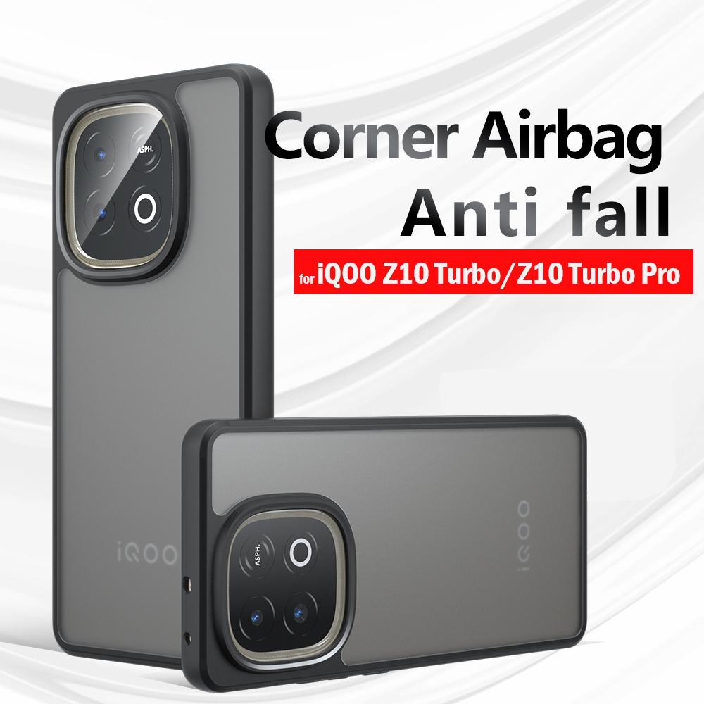 Чехол для iQOO Z10 Turbo Pro / Z10 Turbo Ультратонкий Матовый Полупрозрачный и Прозрачный Полная Защита Funda для iQOO Z10 Turbo Capa