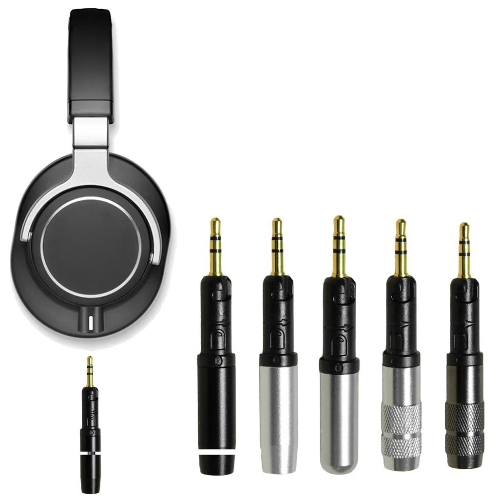 Quality Transmission Headphone Plug for ATH M70X M50X R70X Headphones Connectors Durability Metal Connectors Adapter