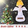 Solar Powered Car Decor Shaking Head Dolls Dancing Flip Dolls Solar Swinging Angel Bobble Head Doll