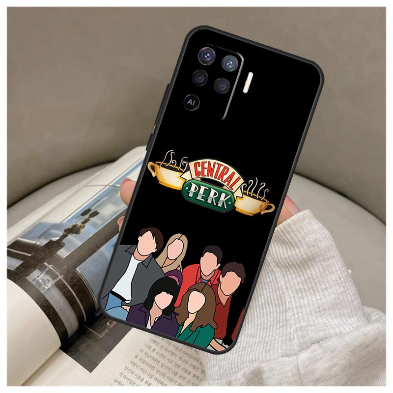 Чехол Central Perk Friends для Oppo A16 A76 A96 A60 A98 A58 A78 A18 A38 A80 A40 A77 A57 A17 A74 A54 A94 A15 A5 Pro
