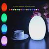Перезаряжаемая светодиодная настольная лампа с дистанционным управлением - в форме яйца, красочный ночник для декора ресторана и спальни