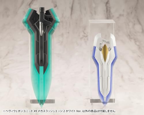 Kotobukiya MSG Modeling Support Goods Тяжелое оружие Unit 49 Mega Slash Edge 2 Белая версия. Общая длина ок.. 140 мм Пластиковая модель без масштаба