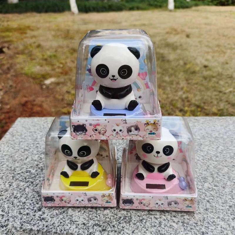 Качающиеся танцующие милые игрушки качающаяся голова панда кукла фигурка декоративная приборная панель автомобиля кукла игрушка аксессуары для автомобиля