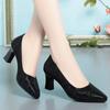 2024 New Summer Fashion Pumps Rhinestone Mesh Hollow Cut-outs Women Crystal Casual Pointed Tip High Heel Leather Shoes