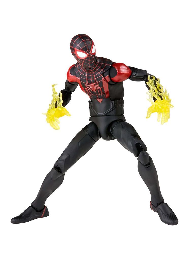 Hasbro Marvel Legends Series Gamerverse Miles Morales 6-inch Action Figure F3024, Authentic, with Build-A-Figure Parts