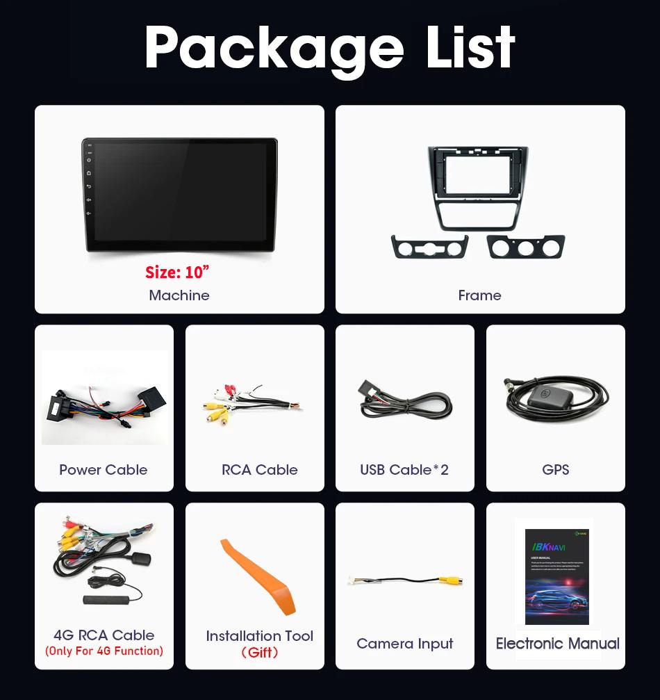 Android13 для Skoda Yeti 5L 2009 2011 2012 2013 2014 CarPlay Радио Мультимедиа Автомобильный Видеоплеер Навигация GPS Задняя камера