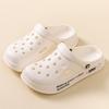 Туфли с дырочками женские летние новые милые сандалии на платформе нескользящие пляжные тапочки медсестры
