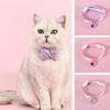 Bowknot Pet Collar Heart Pendant Cats Bow Tie Creative Cat Collars  Pets Accessories