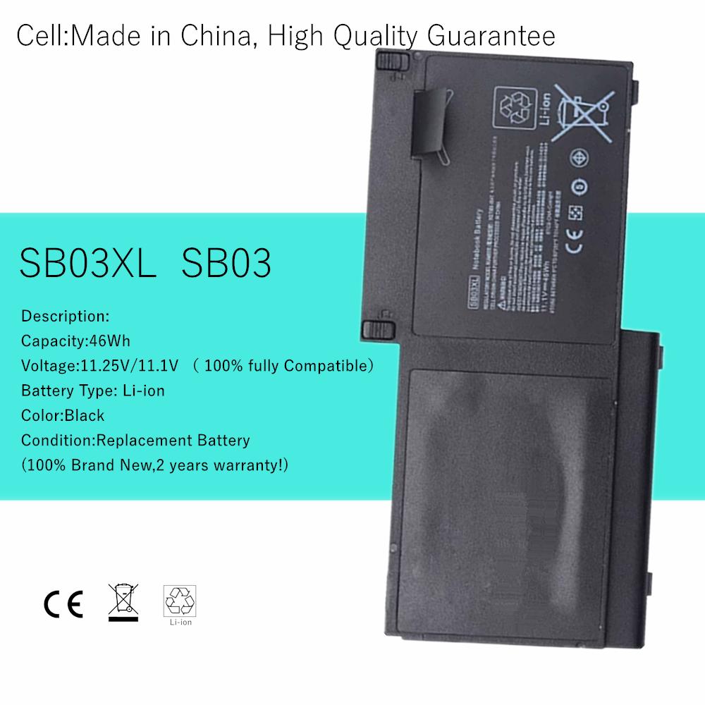 Аккумулятор для ноутбука SB03XL Для HP Elitebook 720 725 820 G1 G2 SB03 HSTNN-LB4T E7U25AA 716726-421 HSTNN-IB4T 716726-1C1 HSTNN-L13C
