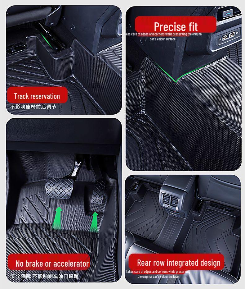 MG4 Floor Mats - Scratch-Resistant, Anti-Slip, Odorless TPE Material, Fits 2025 Model, Eco-Friendly