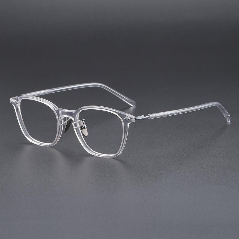 Top Quality Luxury Brand Acetate Eyeglass frames Men Women Vintage Square Transparent Glasses Frames 2026 New
