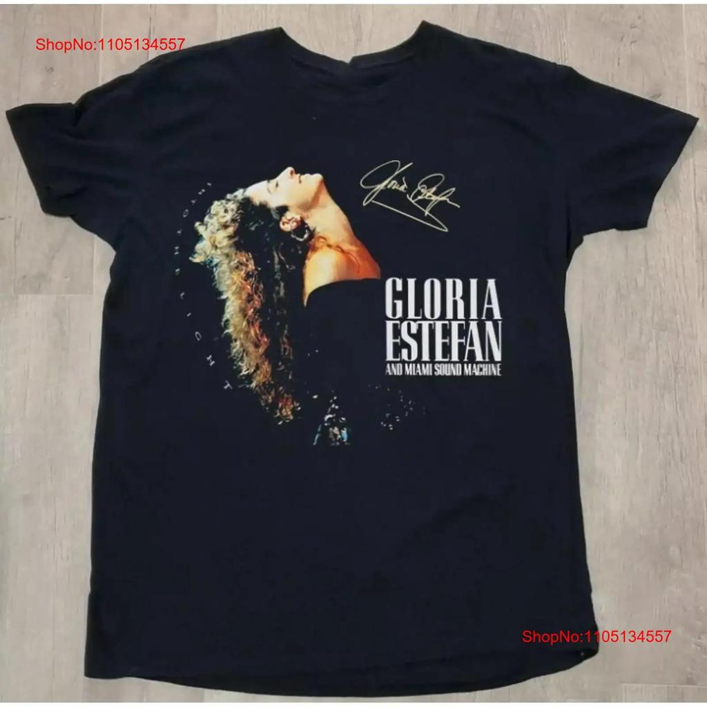 Gloria Estefan and Miami Sound Machine Signature Music T Shirt All Size vintage Washed Stretched streetwear Soft Breathable
