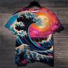 Colorful Abstract Pattern 3D Print T Shirt Men Hip Hop O-Neck Short Sleeve T-Shirts Streetwear Harajuku Tees Kids Tops Clothing