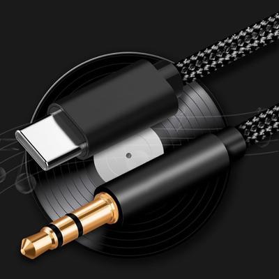 Aux аудиокабель Type-C Usb-C на 3,5 мм разъем для мобильных телефонов аксессуары