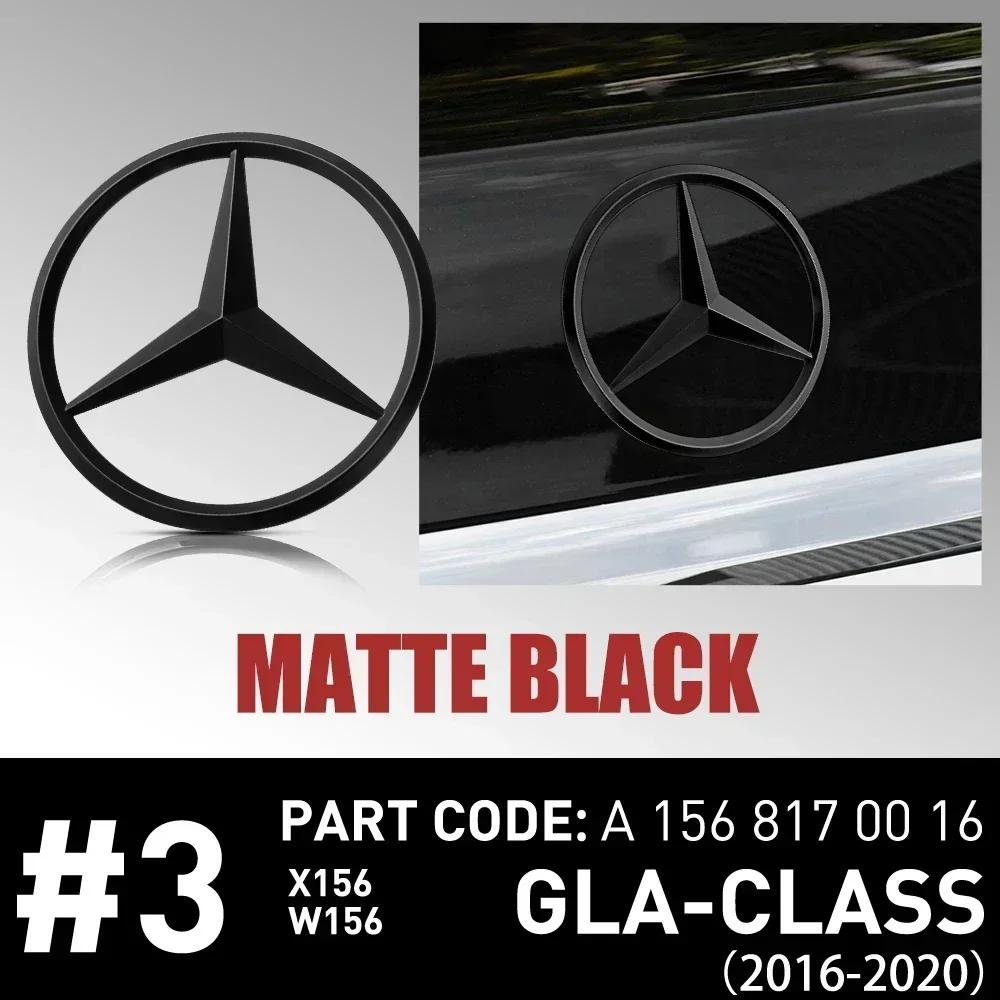 Mercedes Emblem Cover ABS Original Car Rear Trunk Badge Sticker For Mercedes Benz AMG GLA-class X156 W156 2015-2019 A1568170016 GO1