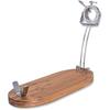 Support À Jambon - 3 Claveles - Pliable - Rotatif - Bois - Acier Inoxydable