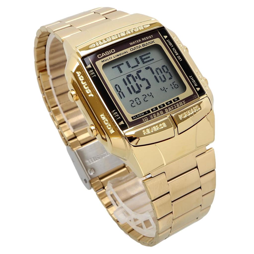CASIO Data Bank Telememo 30 Digital Watch Gold Overseas Model [Casio] DB-360G-9A Men's [Item]