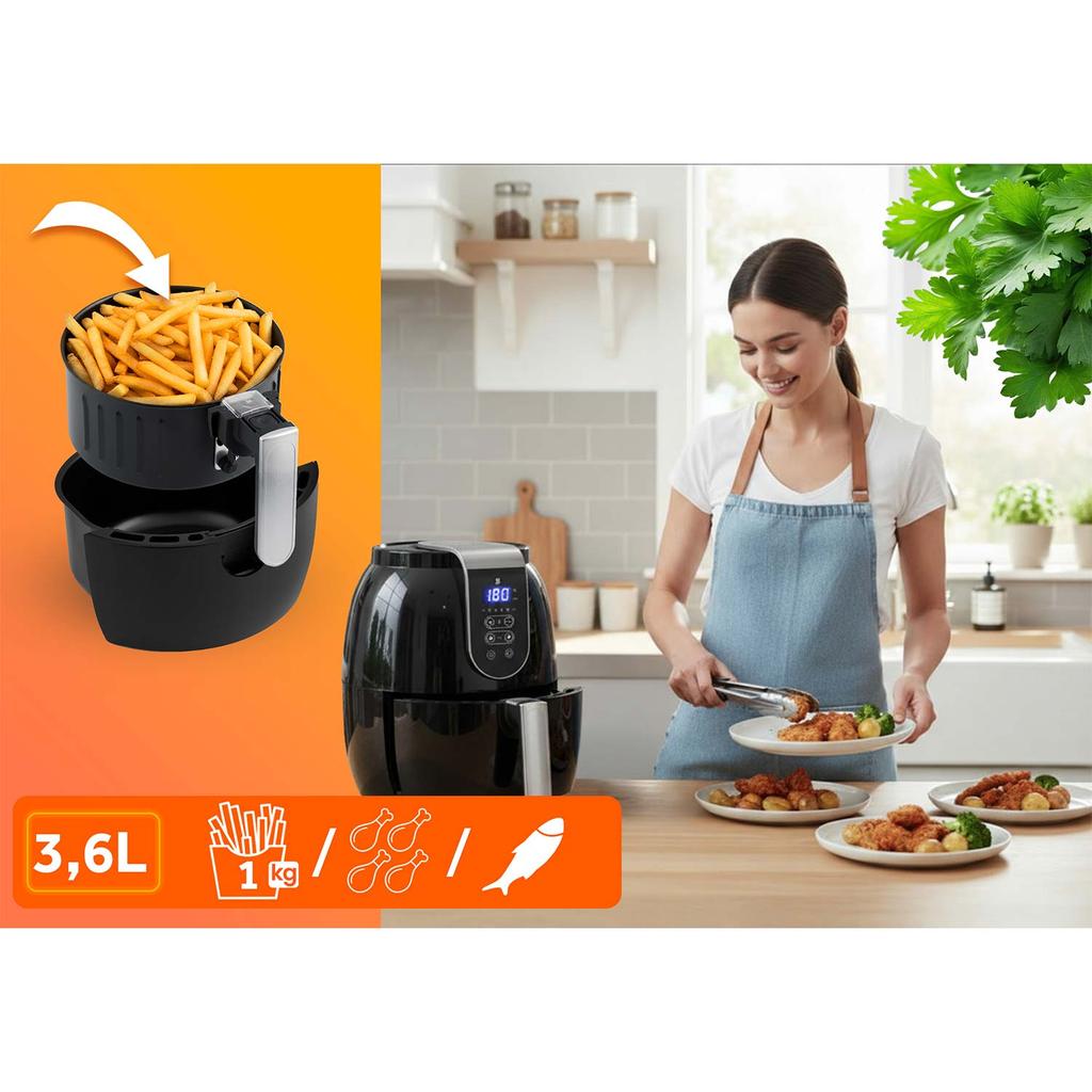 Аэрофритюрница 3,6 л Berdsen Bd-651