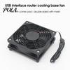 TV Box Heat Sink STB Radiator Low Noise Quick Cooling Plug Play USB Fan Mobile HDD Cooler for Home