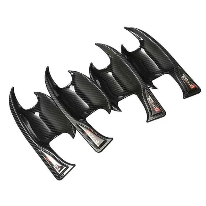 Аксессуары для Chery Tiggo 8 Pro Max 2022, крышка ручки, дверная чаша, устойчивая к царапинам наклейка, автомобильный ABS карбон, внешний стиль