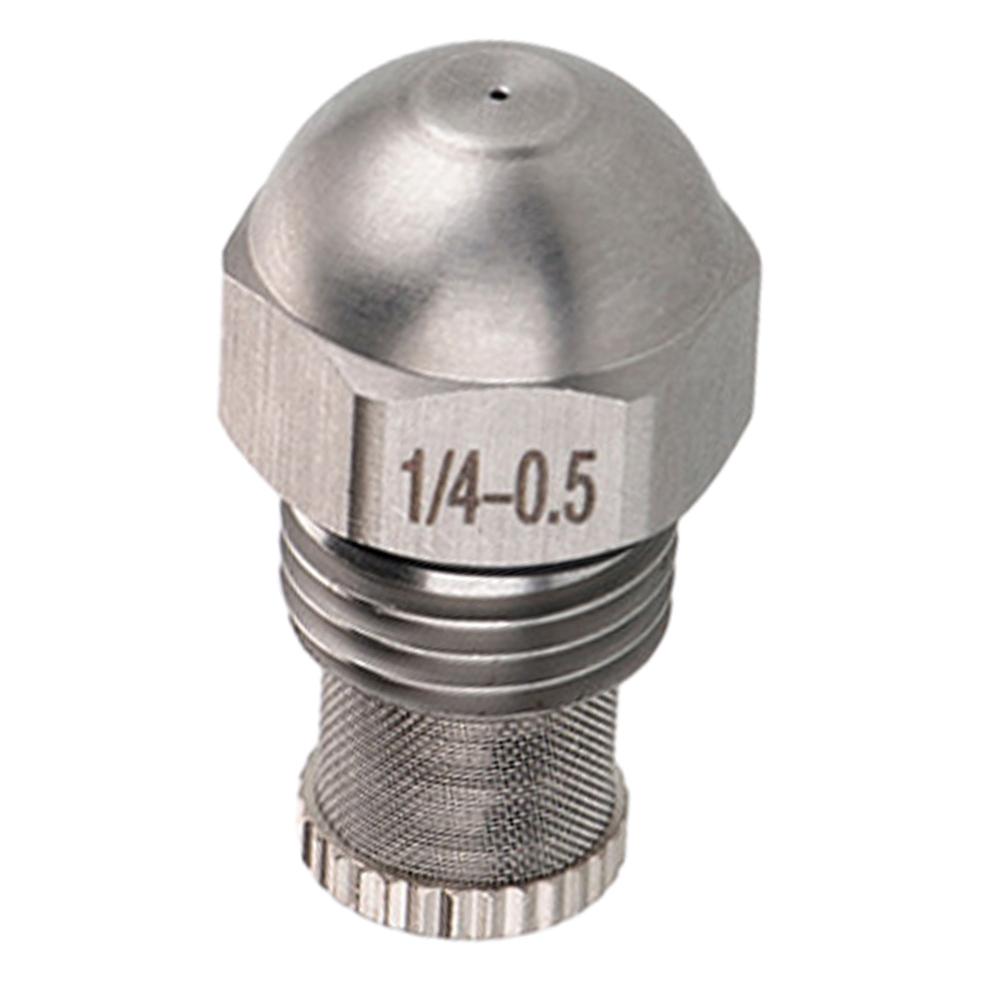 1/4BSPT распылительная форсунка с диаметром отверстия 0,3-1,5 мм для увлажнения, охлаждения, испытания на туман, нержавеющая сталь, мелкодисперсный распылитель