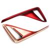 1 Pair Red ABS Rear Fog Light Cover Frame Sticker