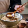 1 шт. Большая деревянная ложка с длинной ручкой, кулинарная ложка, половник, японская ложка для супа рамен, большая сервировочная ложка для ужина, деревянная кухонная посуда