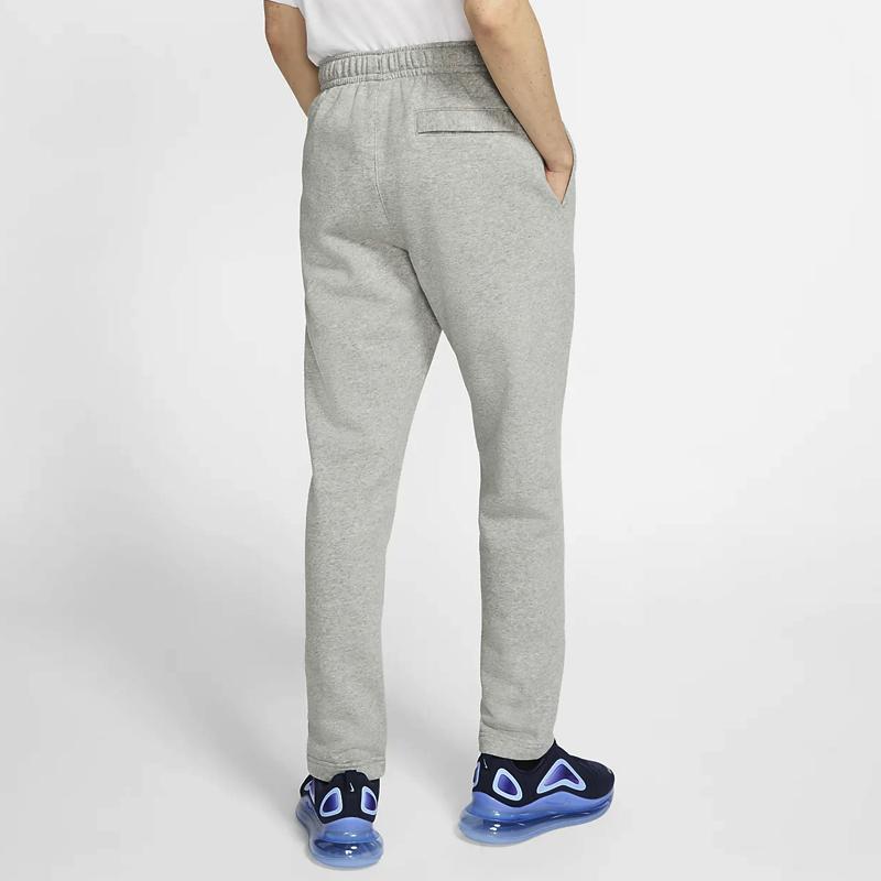 Nike Теплые джоггеры с вышитым логотипом на флисовой подкладке и эластичной резинкой на талии, мужские брюки серого цвета BV2707-063