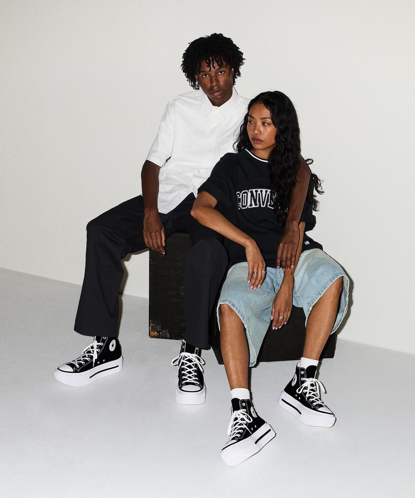 Converse Chuck Taylor All Star Double Stack Black A12975C