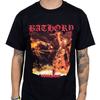 Футболка с принтом группы Bathory Hammerheart 100% Хлопок Графическая футболка Мужская Женская Летний Уличный Стиль Топ