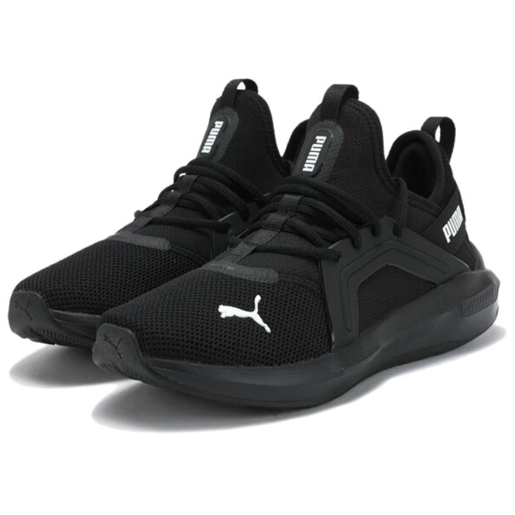 Puma Softride Enzo 5 Удобные Универсальные Нескользящие Износостойкие Низкие Повседневные Кроссовки для Бега Унисекс кроссовки Черные 311098-16