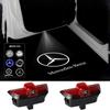 2PCS For Mercedes Benz C Class W204 C200 C260 C230 C280 C300 LED Car Door Projector Welcome Ghost Shadow Light Bulbs Accessories