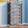 Space-Saving Multi-Layer Dustproof Shoe Rack for Dorm Rooms