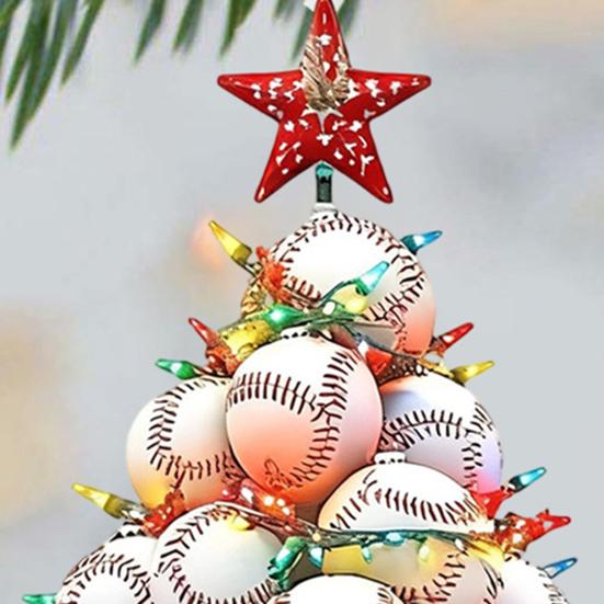 Рождественская елочная игрушка Штабелируемая курица/Кофе/Теннисный мяч Рождественская игрушка 2D Акриловое подвесное украшение для праздничного домашнего декора