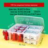 LISM Прозрачный контейнер для хранения продуктов с 5 отделениями