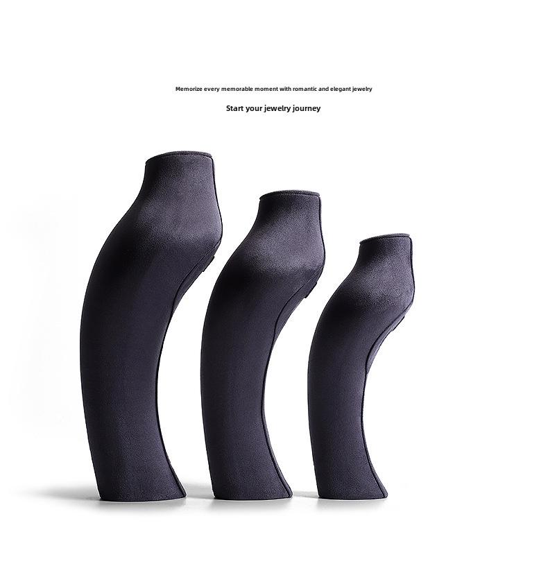 Подставка для ожерелий Digu из микрофибры для ювелирных изделий