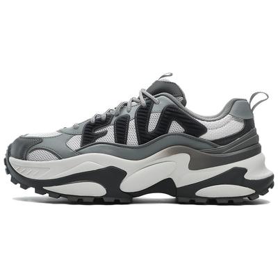 Cella Ткань Синтетическая кожа Толстая подошва Повседневные Низкие кроссовки Папины кроссовки Унисекс кроссовки Антарктический серый F12M331109FCD