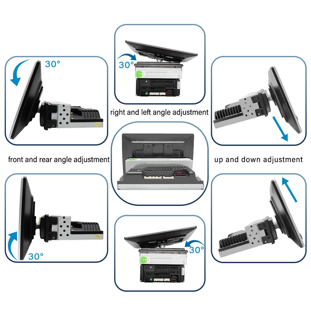 Универсальный 10,1-дюймовый HD сенсорный экран Indash Android13 1Din автомобильный мультимедийный MP5-плеер Mirror Link GPS-навигация Авторадио Аудио Стерео