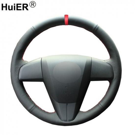 Чехол на руль автомобиля для ручной прошивки для Mazda 3 2011-2013 Mazda CX7 Mazda 5