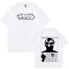 Rapper Mf Doom Graphic T Shirt Madvillainy Metal Music Album T-shirt Men Women Punk Vintage Oversized Cotton Tshirt Streetwear