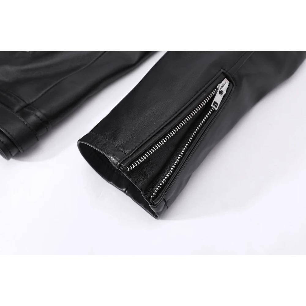 Maplesteed 100%Soft Sheepskin Women Leather Jacket Long OVERSIZE Female Natural Skin Coat Autumn Plus Size Bust 92-116cm M486